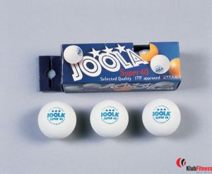 Piłeczki ping-pong JOOLA SUPER *** 3 sztuki białe z ITTF