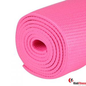 Mata do ćwiczeń INSPORTLINE Yoga 173x60x0,5 cm różowa