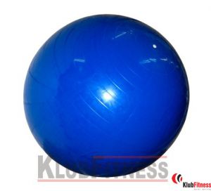 Piłka gimnastyczna gładka ALLRIGHT 75cm niebieska