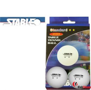 Piłeczki ping-pong STABLE 22, 6 sztuk, białe