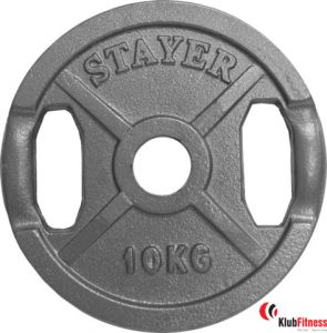 Obciążenie żeliwne olimpijskie hammertone STAYER SPORT 10kg