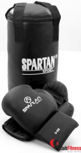 Worek bokserski z rękawicami 8oz SPARTAN SPORT 35x20cm